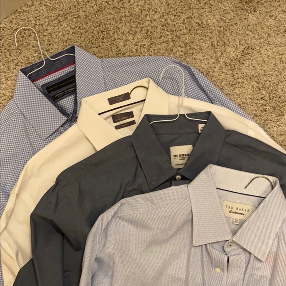 Assorted men’s dress shirts size 16 1/2 32/33